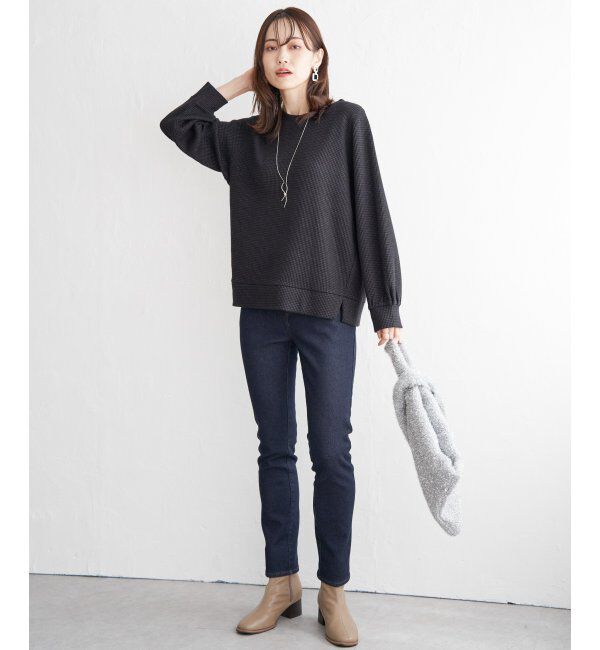 ikka「ラメワッフルプルオーバー」|その他|