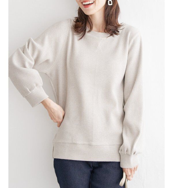 ikka「ラメワッフルプルオーバー」|その他|