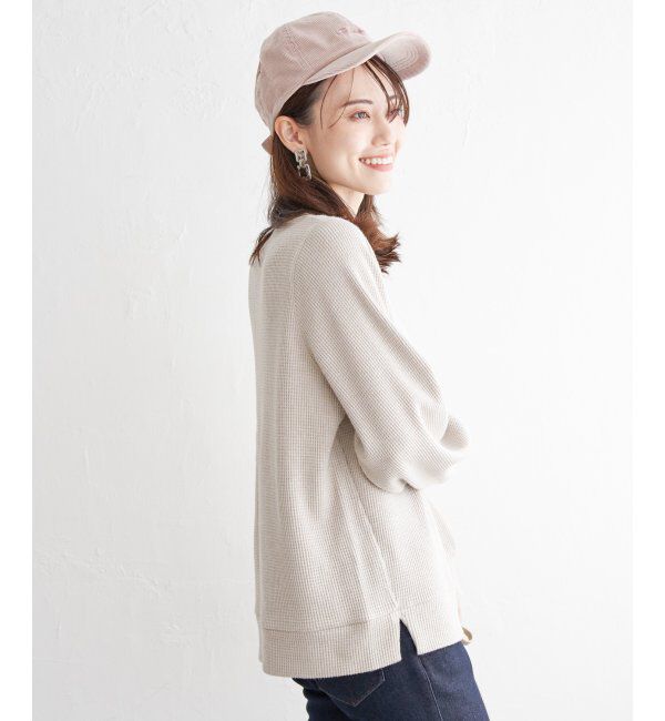 ikka「ラメワッフルプルオーバー」|その他|