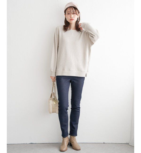 ikka「ラメワッフルプルオーバー」|その他|