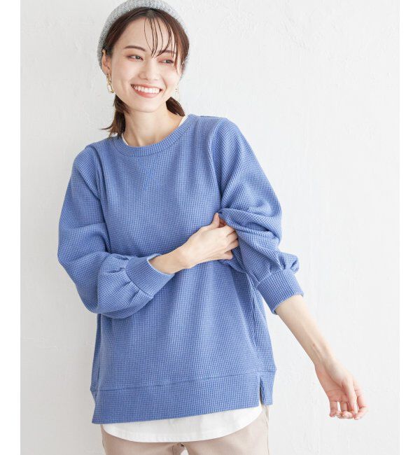 ikka「ラメワッフルプルオーバー」|その他|