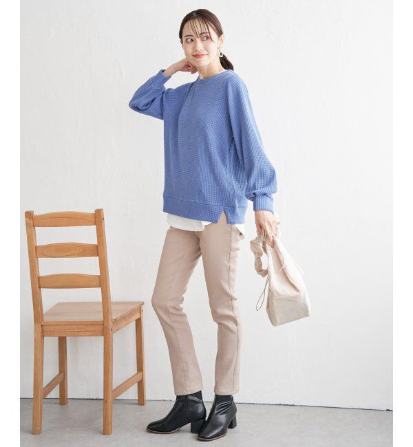 ikka「ラメワッフルプルオーバー」|その他|
