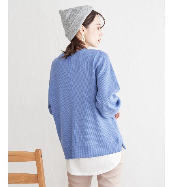 ikka「ラメワッフルプルオーバー」|その他|