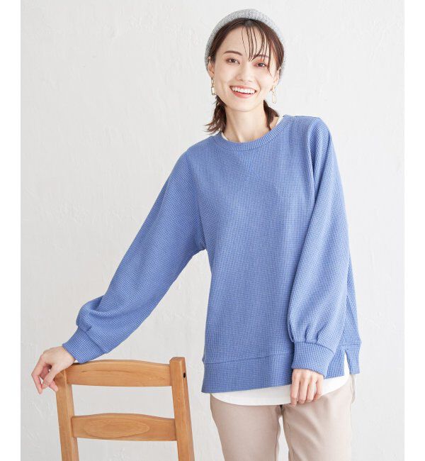 ikka「ラメワッフルプルオーバー」|その他|
