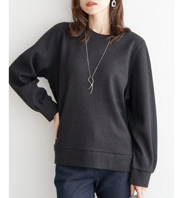 ikka「ラメワッフルプルオーバー」|その他|