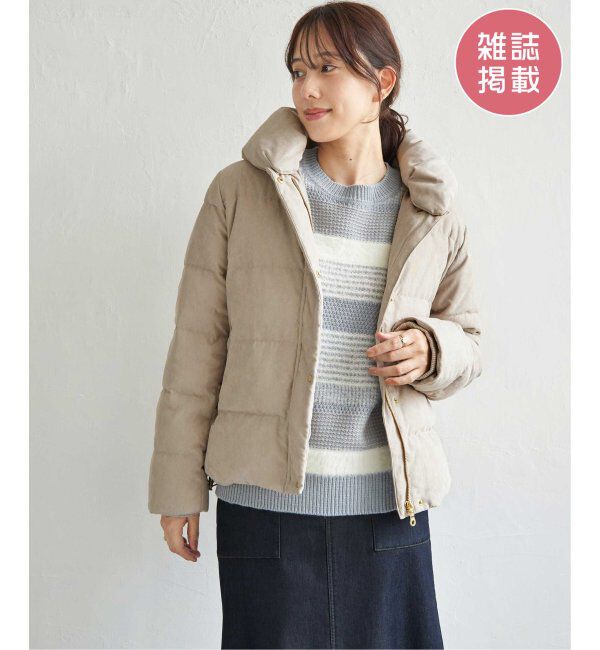 ikka「ホソコール２ＷＡＹアラエルダウンＪＫ」|その他|ベージュ
