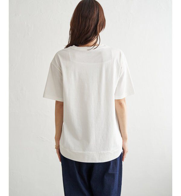 ikka「冷感コットン半袖ポケットTシャツ」|Tシャツ・カットソー|