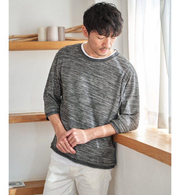 ikka「ミックスヤーン６．５ブインナーセット」|Tシャツ・カットソー|