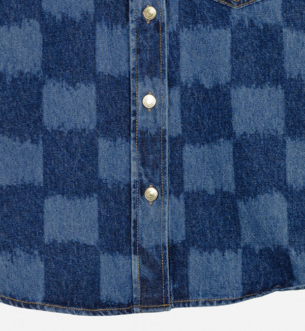 Marimekko「Maridenim Vaihe Jakala ジーンズシャツ」|シャツ・ブラウス|