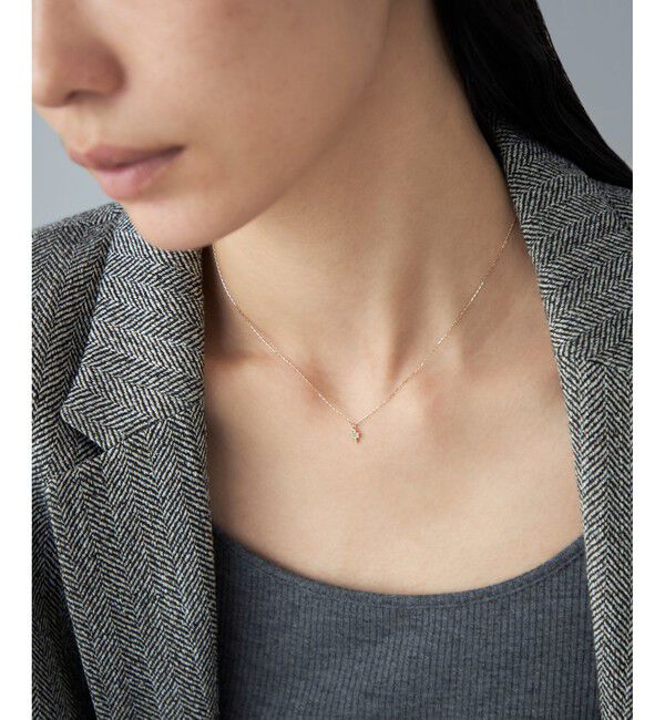Jouete「[レイヤー] K10YG ネックレス ダイヤモンド」|ネックレス|