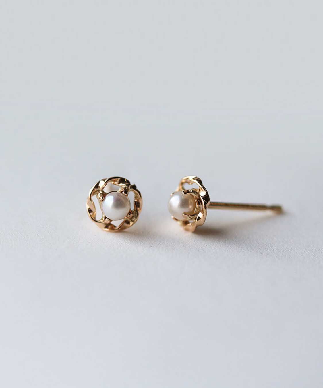  「パール ピアス | K10YG  〈Web限定〉」|ピアス|