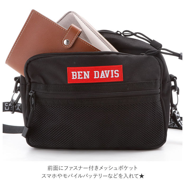 BACKYARD FAMILY「ベンデイビス ショルダーバッグ 通販 BEN DAVIS バッグ メンズ 斜めがけ かっこいい」|ショルダー・メッセンジャー|
