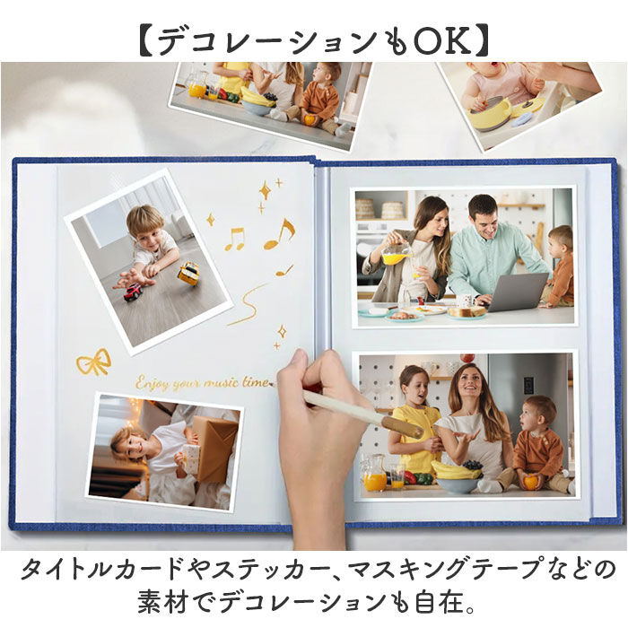 BACKYARD FAMILY「アルバム 大容量 貼るタイプ 通販 フォトアルバム 写真アルバム 貼るアルバム フォト 写真 粘着」|その他|