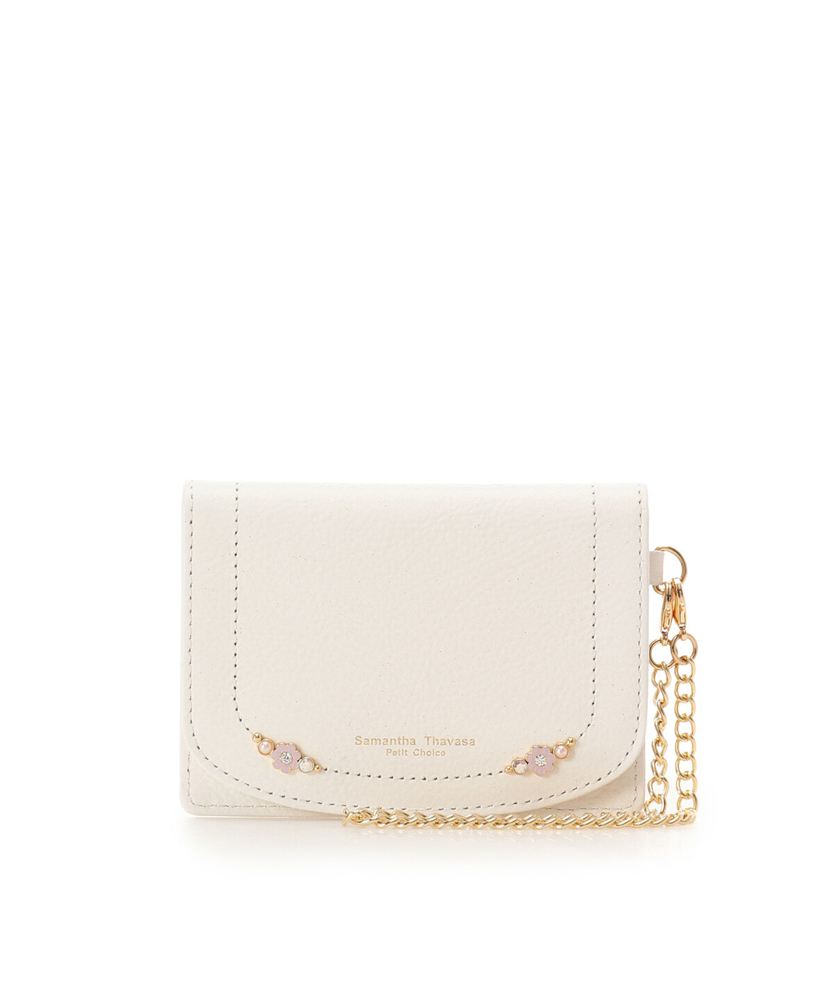 Samantha Thavasa Petit Choice「フラワーパール パスケース」|定期入れ|