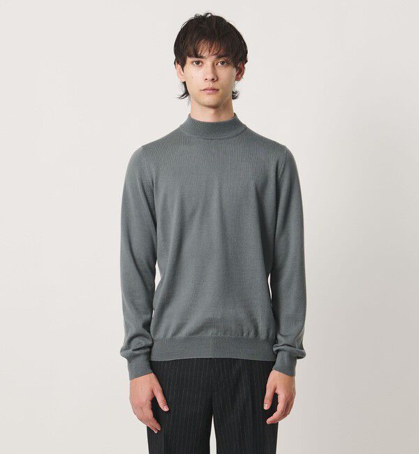 UNITED ARROWS「＜Gran Sasso＞ モックネック ロングスリーブ ニット」|ニット・セーター|