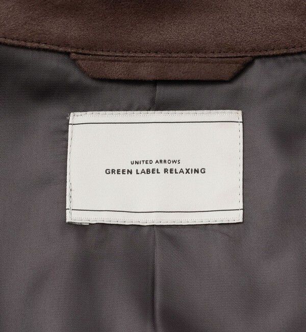 UNITED ARROWS green label relaxing「ポリエステル スエードライク ブルゾン」|ブルゾン・スタジャン|