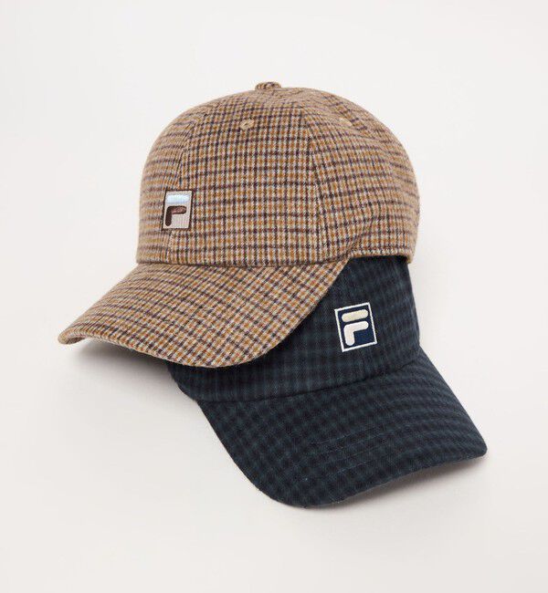 BEAUTY&YOUTH UNITED ARROWS「【別注】＜FILA＞フランネルチェック キャップ」|キャップ・キャスケット|