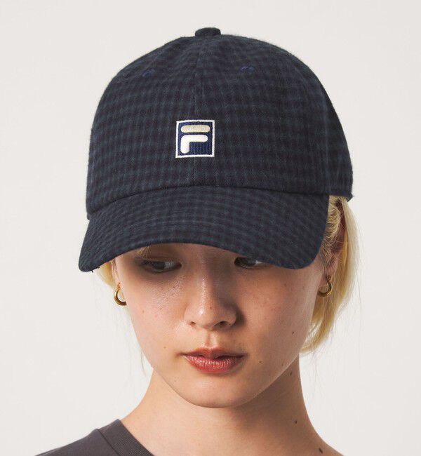 BEAUTY&YOUTH UNITED ARROWS「【別注】＜FILA＞フランネルチェック キャップ」|キャップ・キャスケット|