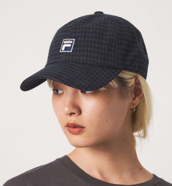 BEAUTY&YOUTH UNITED ARROWS「【別注】＜FILA＞フランネルチェック キャップ」|キャップ・キャスケット|