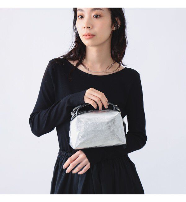 BEAMS SELECTION for WOMEN「GIANNI CHIARINI / メタリック ALIFA レザーショルダーバッグ S」|ショルダー・メッセンジャー|