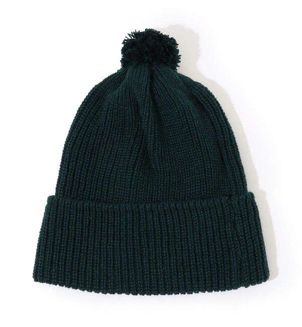 TOMORROWLAND GOODS「HIGHLAND2000 HC BOB CAP WITH POMPOM カシミヤニットキャップ」|ニット帽|57 グリーン