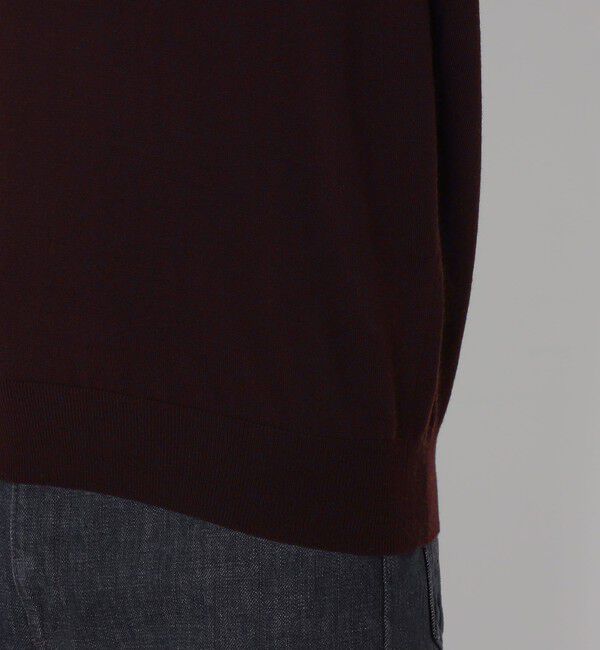 TOMORROWLAND MENS「TOMORROWLAND tricot スーパーファインメリノウール Vネックニット S-WOOL」|ニット・セーター|