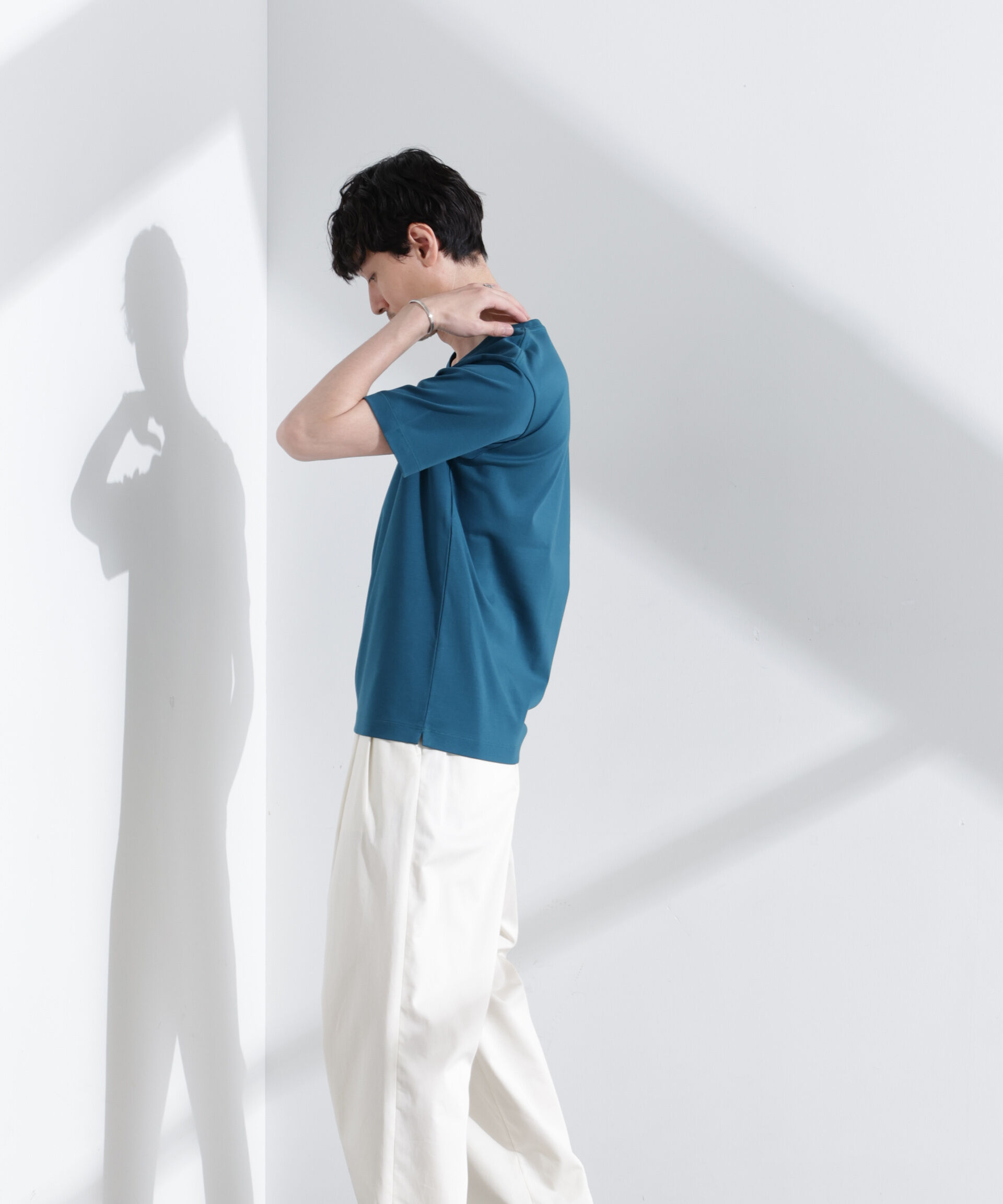  「アンチスメル VネックTシャツ 半袖」|Tシャツ・カットソー|