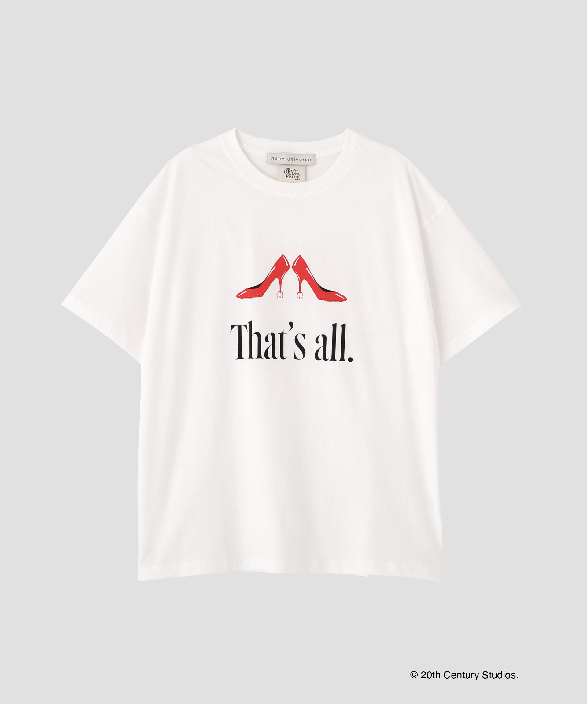 nano･universe「追加生産決定！『プラダを着た悪魔2』 / TシャツA」|Tシャツ・カットソー|ホワイト