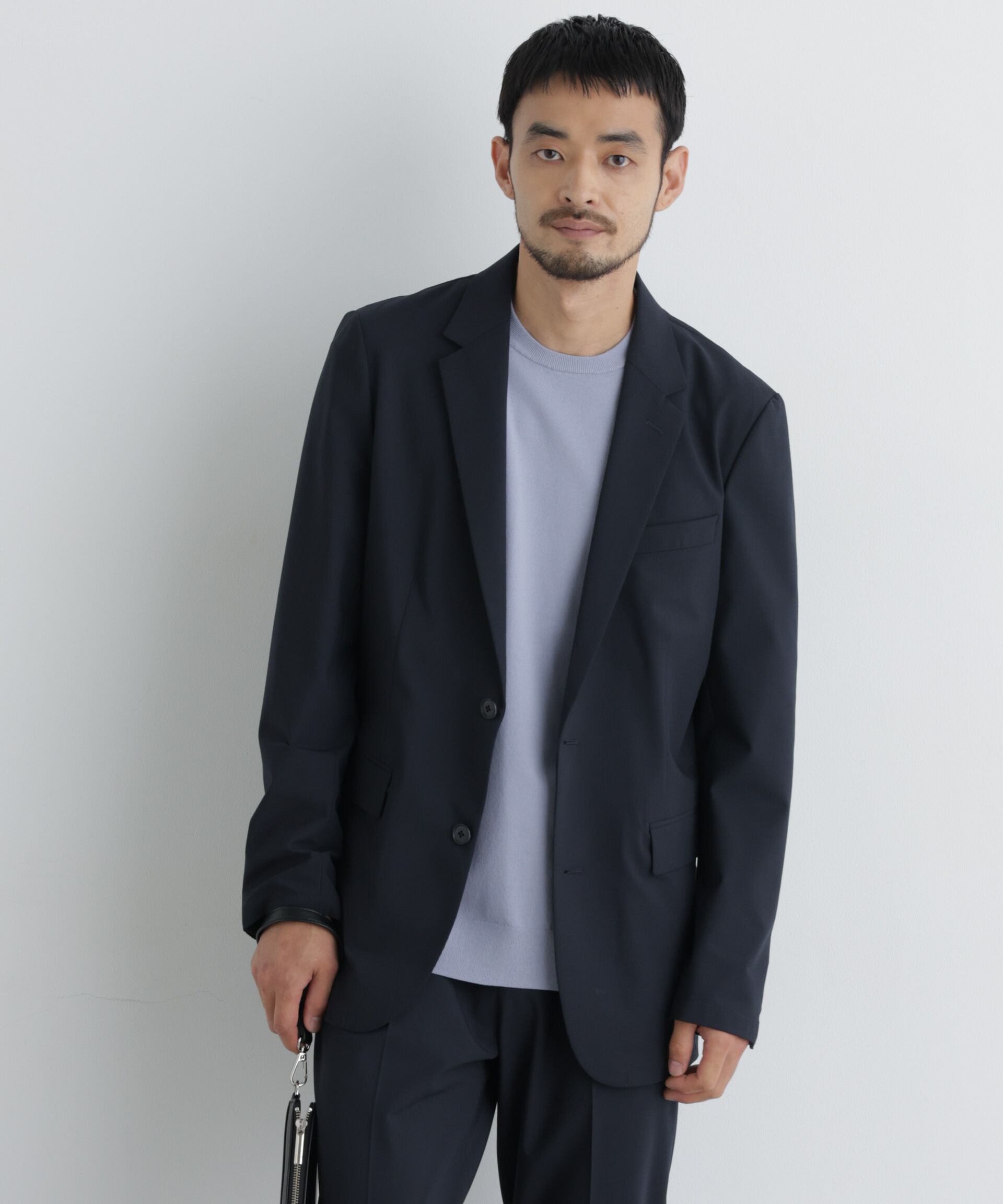 NANO universe「「Damerino」ウールライクトロストレッチセットアップ/WASHABLE」|スーツ|