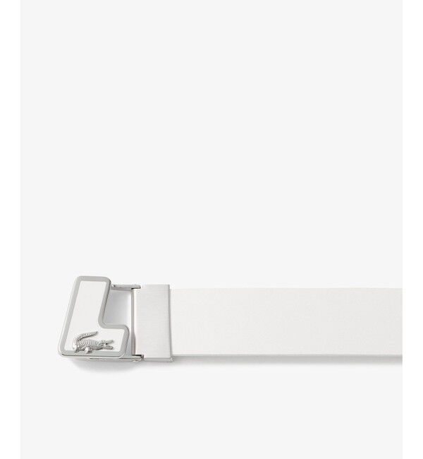 LACOSTE「イニシャルバックルレザーベルト」|ベルト|