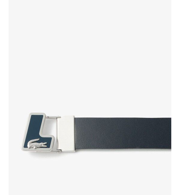 LACOSTE「イニシャルバックルレザーベルト」|ベルト|