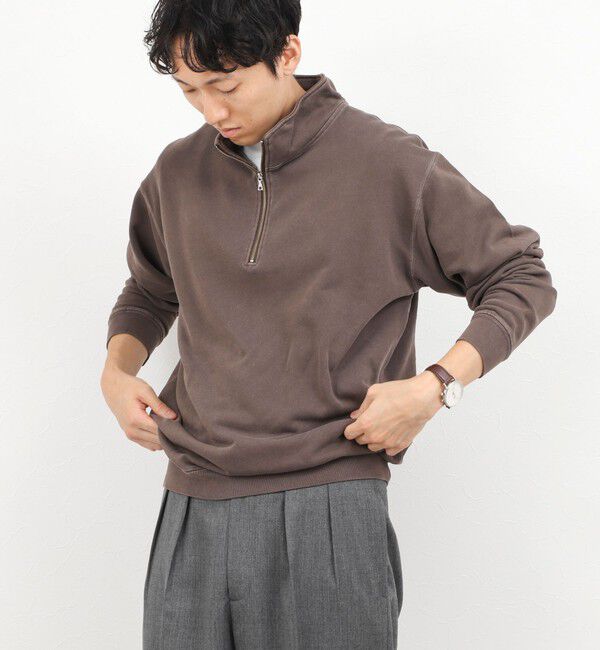 NOLLEY'S goodman「BARNS OUTFITTERS別注 スウェットハーフジップ 26AW」|スウェット・ジャージ|