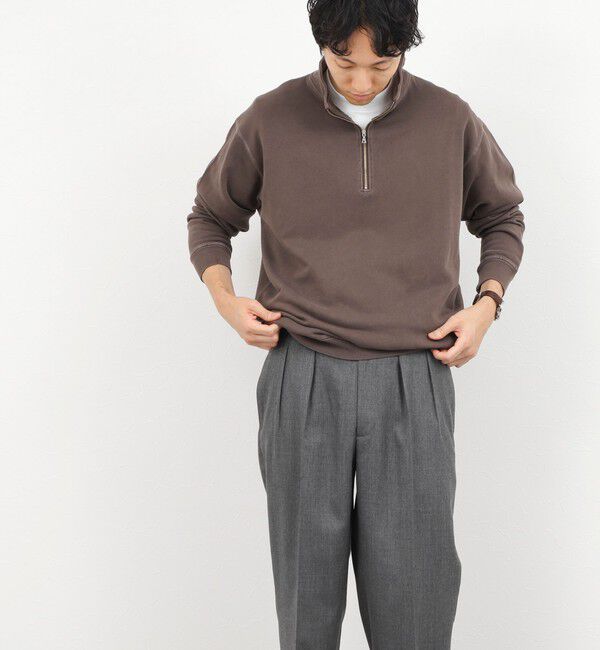 NOLLEY'S goodman「BARNS OUTFITTERS別注 スウェットハーフジップ 26AW」|スウェット・ジャージ|