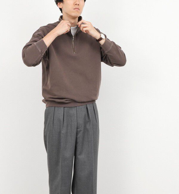 NOLLEY'S goodman「BARNS OUTFITTERS別注 スウェットハーフジップ 26AW」|スウェット・ジャージ|