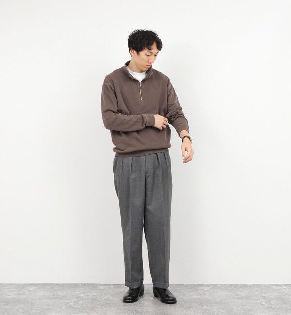 NOLLEY'S goodman「BARNS OUTFITTERS別注 スウェットハーフジップ 26AW」|スウェット・ジャージ|