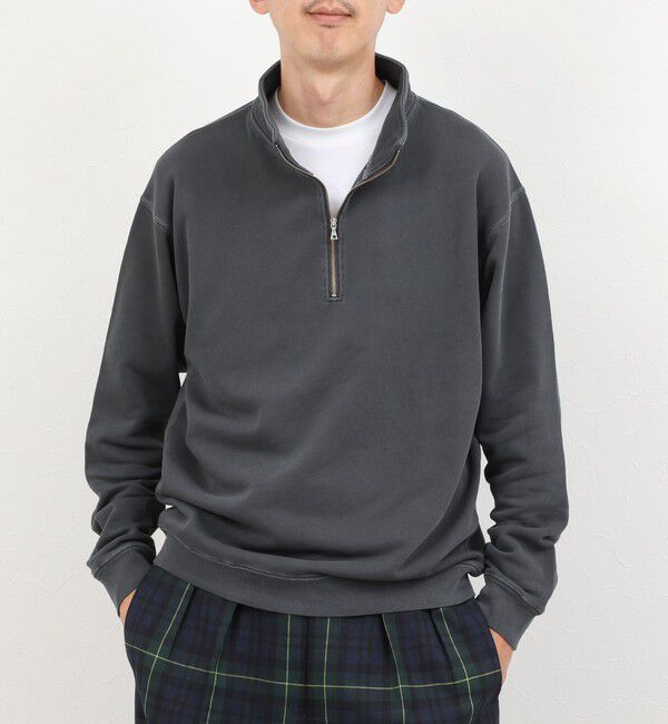 NOLLEY'S goodman「BARNS OUTFITTERS別注 スウェットハーフジップ 26AW」|スウェット・ジャージ|チャコールグレー