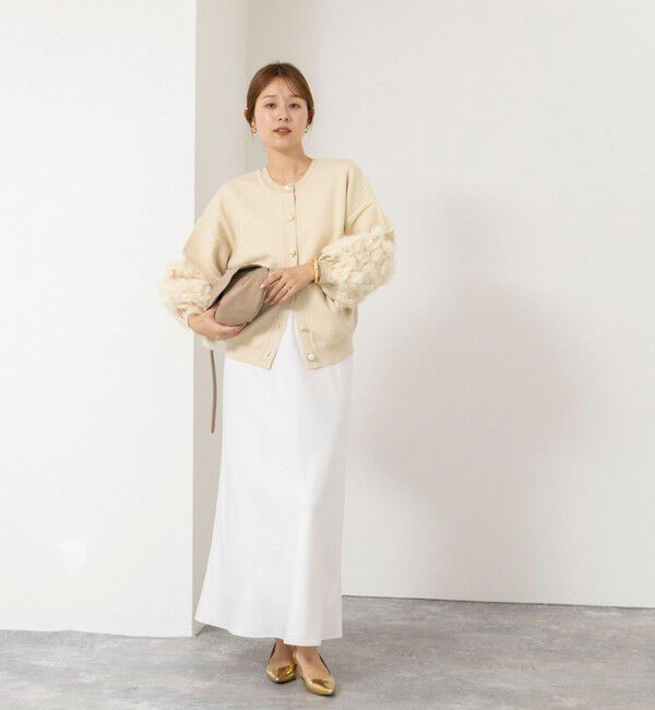 NOLLEY'S「【TORRAZZO DONNA/トラッゾドンナ】2WAY Rabbit Fur knit Top」|カーディガン|