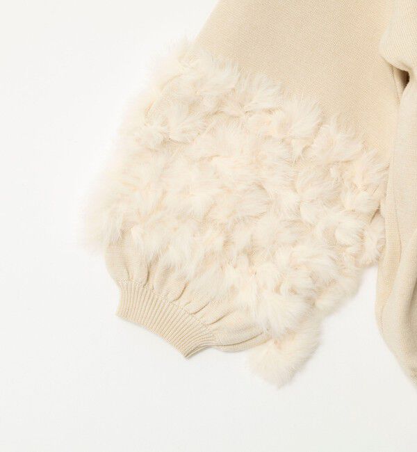 NOLLEY'S「【TORRAZZO DONNA/トラッゾドンナ】2WAY Rabbit Fur knit Top」|カーディガン|
