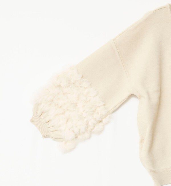 NOLLEY'S「【TORRAZZO DONNA/トラッゾドンナ】2WAY Rabbit Fur knit Top」|カーディガン|