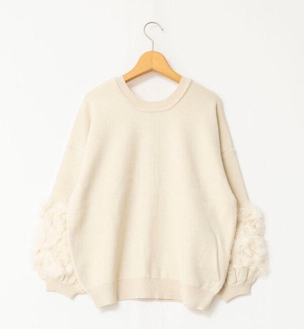 NOLLEY'S「【TORRAZZO DONNA/トラッゾドンナ】2WAY Rabbit Fur knit Top」|カーディガン|