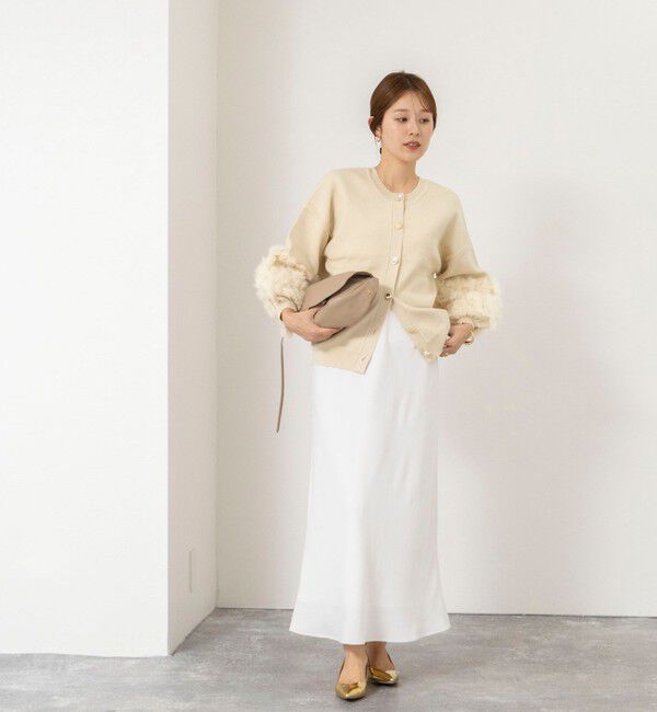 NOLLEY'S「【TORRAZZO DONNA/トラッゾドンナ】2WAY Rabbit Fur knit Top」|カーディガン|