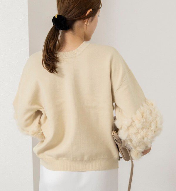 NOLLEY'S「【TORRAZZO DONNA/トラッゾドンナ】2WAY Rabbit Fur knit Top」|カーディガン|