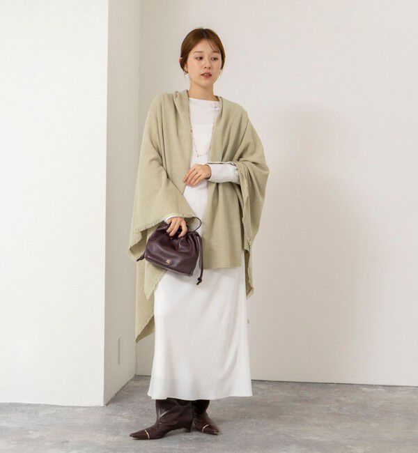 NOLLEY'S「【WALANCE/ワランス】merino wool poncho stole」|ニット・セーター|