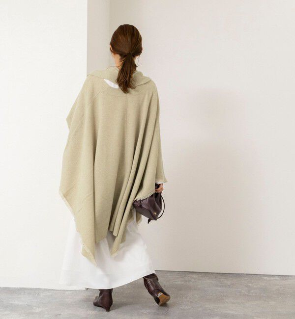 NOLLEY'S「【WALANCE/ワランス】merino wool poncho stole」|ニット・セーター|