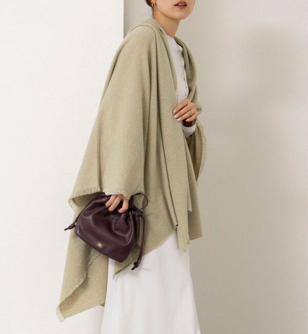 NOLLEY'S「【WALANCE/ワランス】merino wool poncho stole」|ニット・セーター|