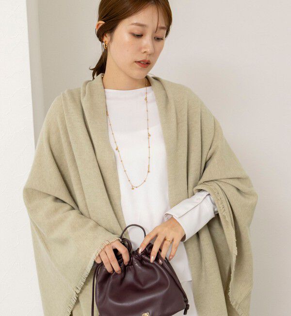 NOLLEY'S「【WALANCE/ワランス】merino wool poncho stole」|ニット・セーター|