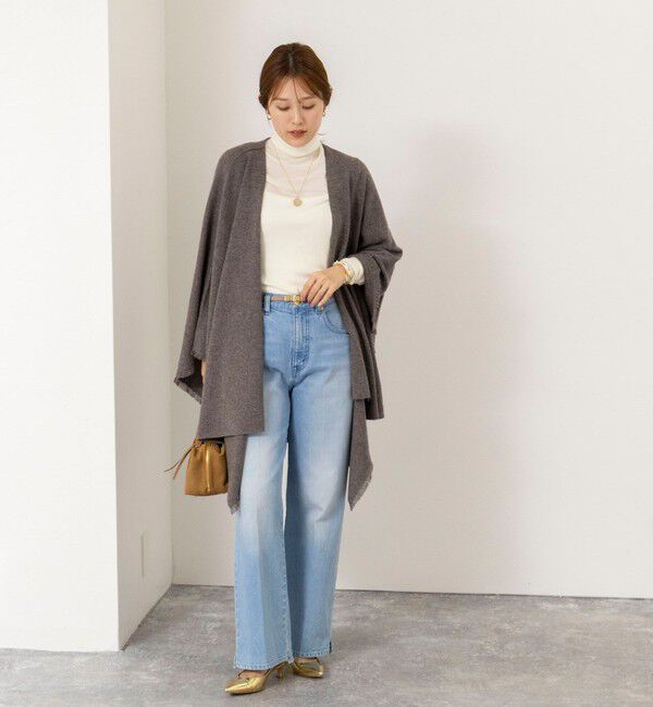 NOLLEY'S「【WALANCE/ワランス】merino wool poncho stole」|ニット・セーター|