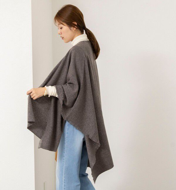 NOLLEY'S「【WALANCE/ワランス】merino wool poncho stole」|ニット・セーター|