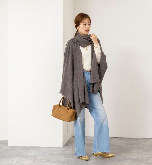 NOLLEY'S「【WALANCE/ワランス】merino wool poncho stole」|ニット・セーター|