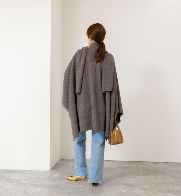 NOLLEY'S「【WALANCE/ワランス】merino wool poncho stole」|ニット・セーター|